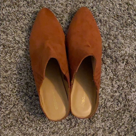BCBG Burnt Terra Lori Style Suede Booties - Picture 2 of 5